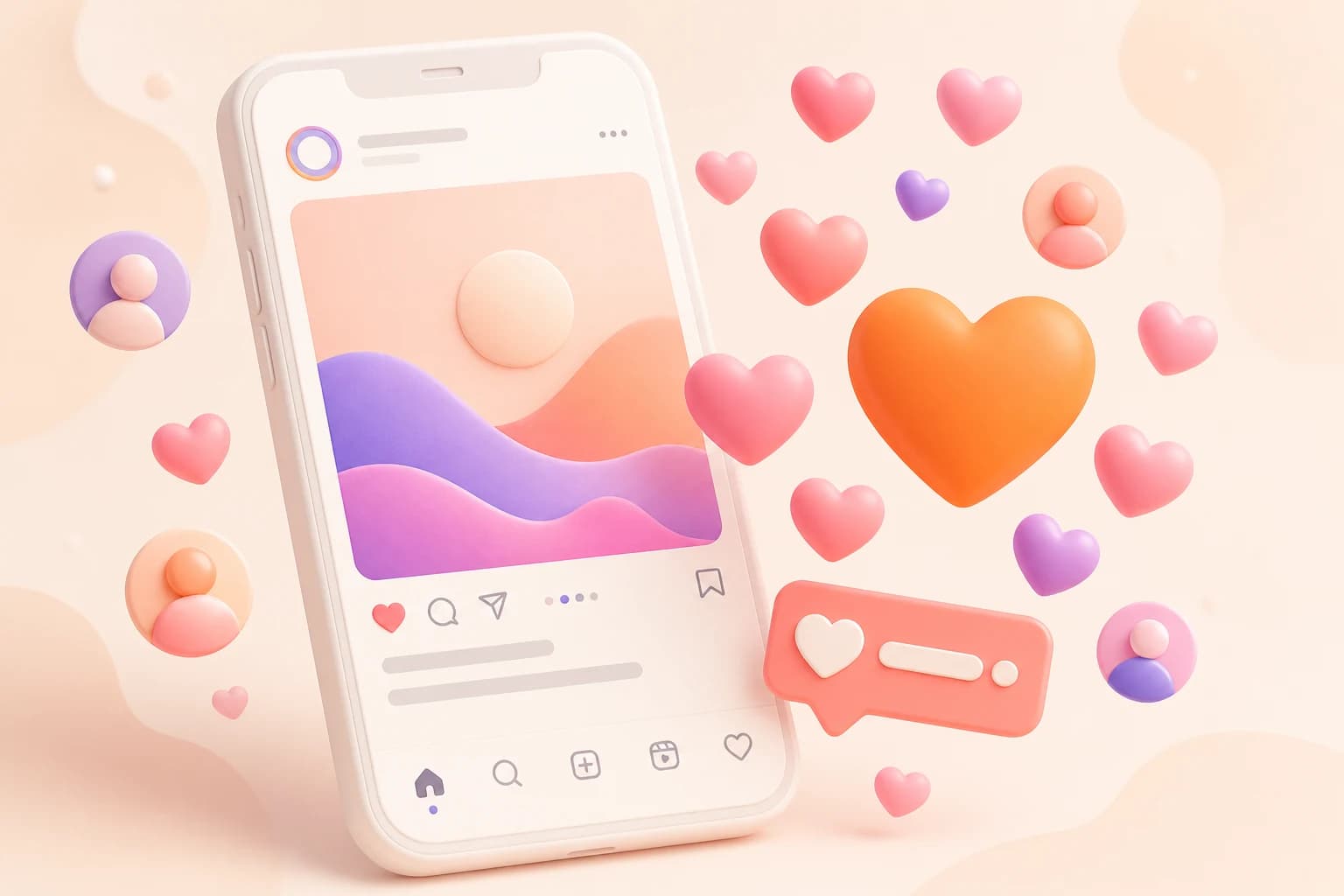 Instagram post engagement dashboard showing likes packages and delivery tracking