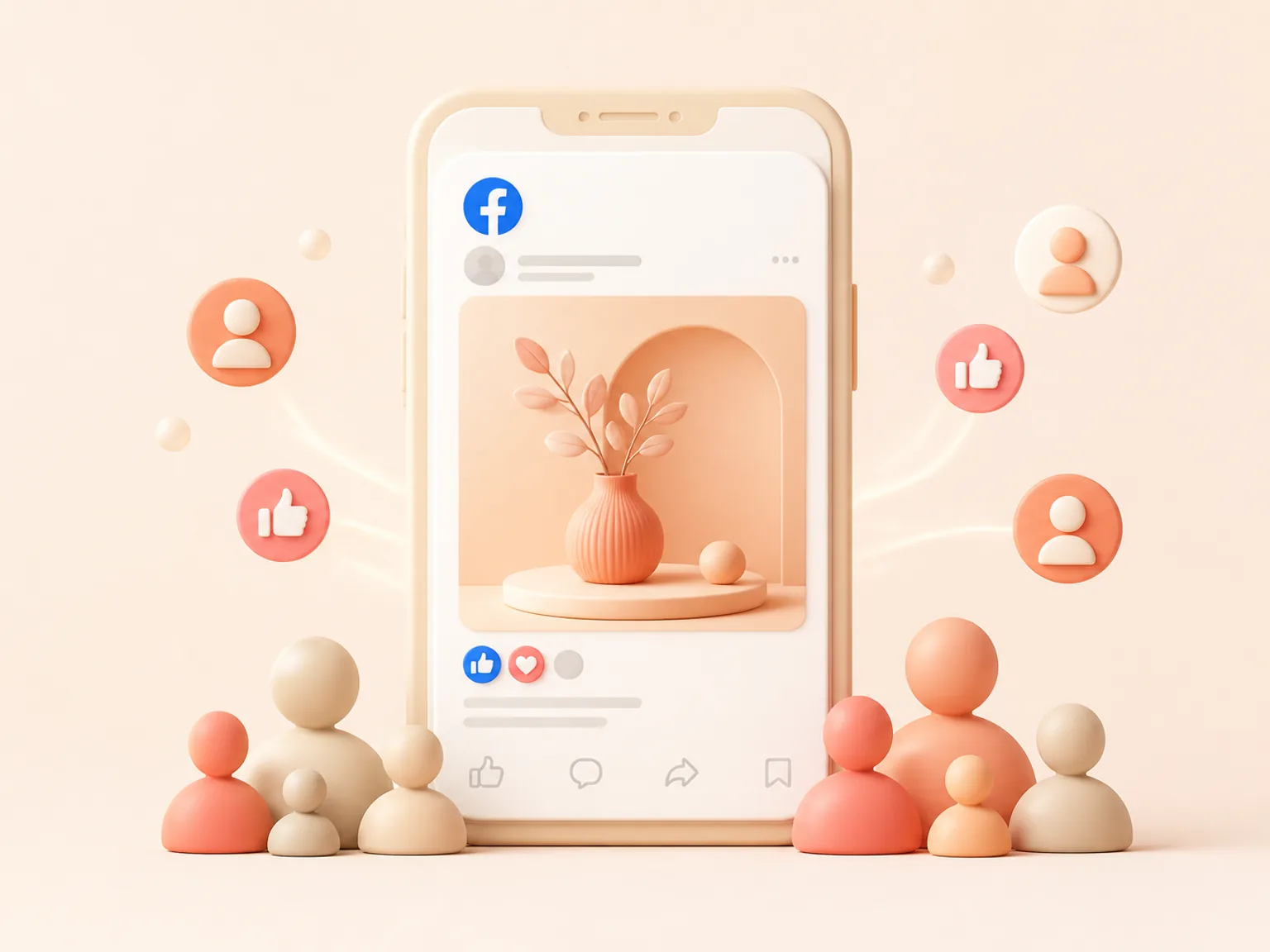 Buy Facebook Followers USA illustration showing why this Followers metric supports profile or content presentation