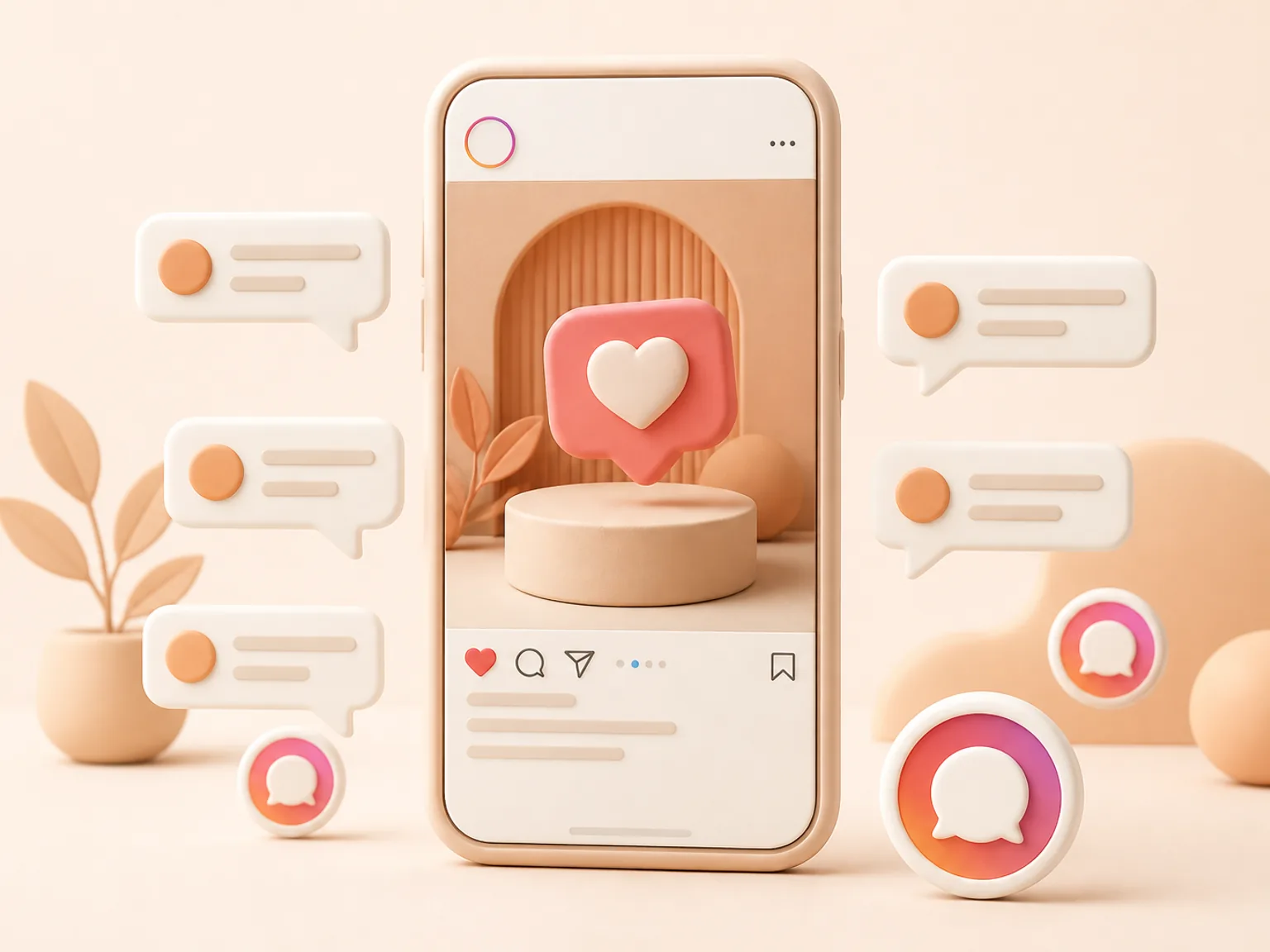 Buy Instagram Comments USA illustration showing why this Comments metric supports profile or content presentation
